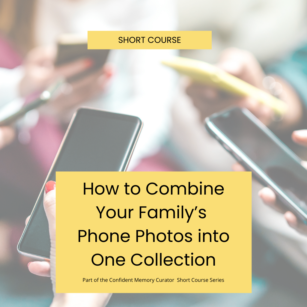 How to Combine Your Family's Phone Photos