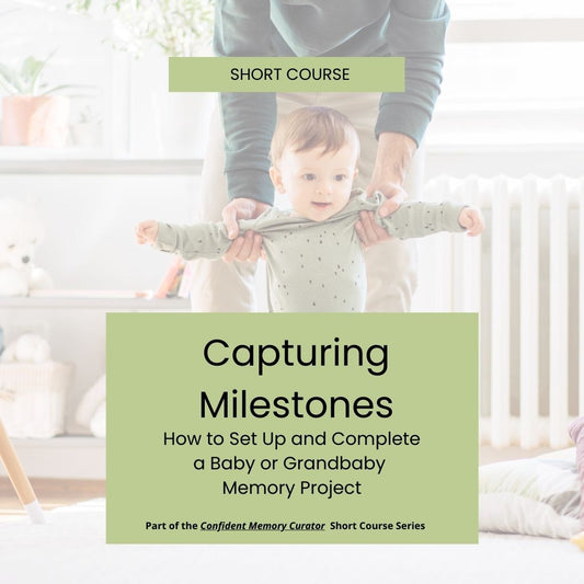 Capturing Milestones: How to Set Up and Complete a Baby Memory Project