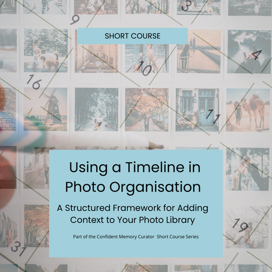 Using a Timeline in Photo Organisation